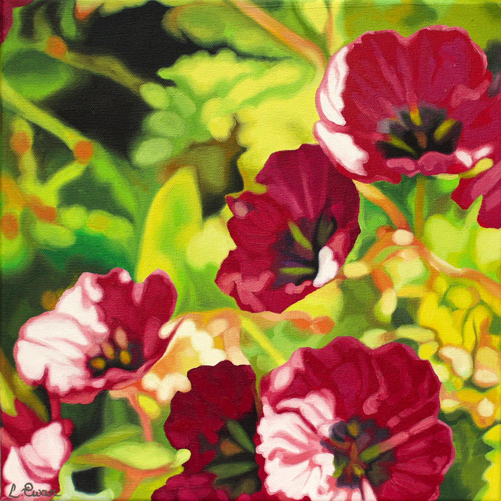 floral oil painting by Lynsey Ewan Artist